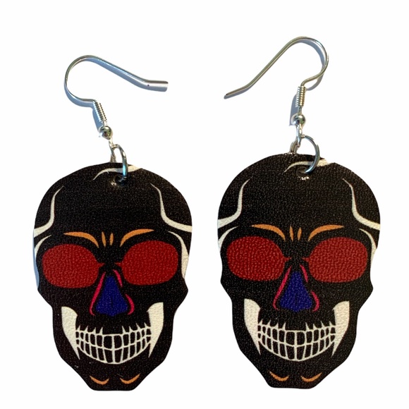 Jewelry - 🌻3 for$12 🖤Faux Dangle Halloween Earrings
